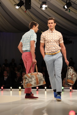 dapprly:  Dapper travel gear. London Collections: Ted Baker SS14Photos by Zoe. 