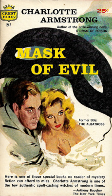 Mask Of Evil, by Charlotte Armstrong (Crest, 1957).From Ebay.
