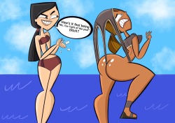 grimphantom:  codykins123:  Courtney’s Atomic (Beach) Wedgie by Codykins123 After drawing Sky’s Back Head Wedgie, it kinda inspired me to do the exact same thing to some of the other TD girls (and possibly other female characters in other shows),