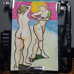 Went into some recent figure drawings with some color.    #art #figuredrawing #lifedrawing #drawing #nude #artistsontumblr #artistsoninstagram