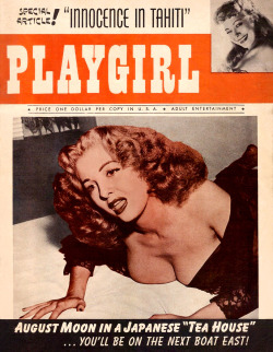 Tempest Storm appears on the cover of ‘PLAYGIRL’ (Vol. 2 - No.7) magazine; published in 1957..