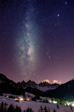 simplynorule:  Milky Way - Val di Funes by Ghetu