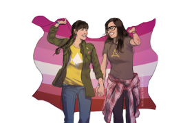 plastic-pipes: Femslash February 2018: Elena and Syd from One Day at a Time all right, first entry is a little late but only by a few minutes where i am. One Day at a Time continues to be one of the best tv shows, and i’m still crying.  DeviantArt