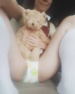 I&rsquo;m in the car with my teddy 
