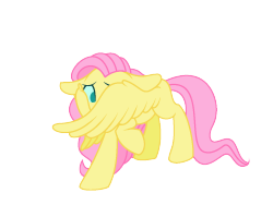 bejewelled-cupcakes:  Here have a transparent shy horse. :3