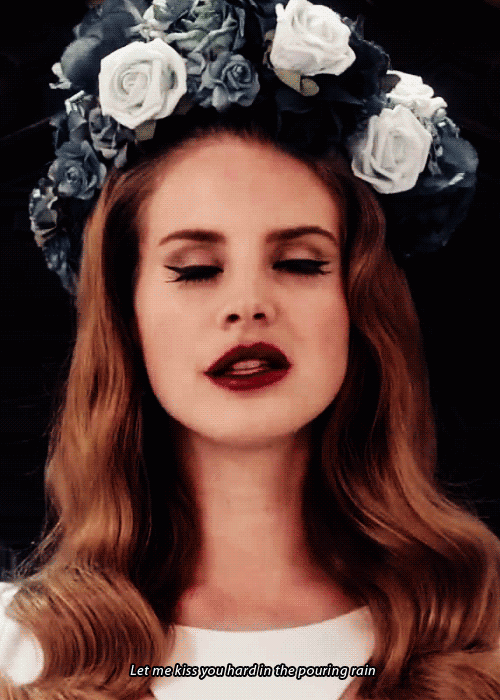 unimportant:  diamondsanddelrey:  Lana Del Rey and Marina and The Diamonds Blog   Let me fuck you hard in the pouring rain  Her lips look like she just drank the blood of her enemies, lips I strive to have.