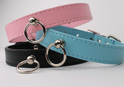 mouse-tales:  kittensplaypenshop:  Added another colour choice to the  faux leather collars.  These are so cute!