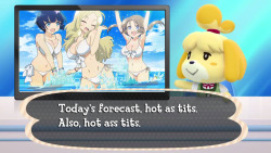 Maskedewe:  That Summer Heat Is Coming Early  Damnit, Isabelle.