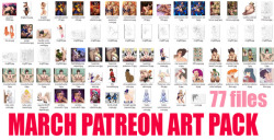 March patreon art pack full of sexy things for only ũ !!! Support me on Patreon to get monthly sexy art packs for only ũ! &lt;3 https://www.patreon.com/DearEditor