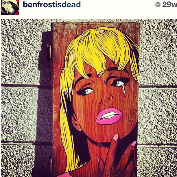 @benfrostisdead bring pop art back to life with an urban feel!! #Inspiring #Captivating