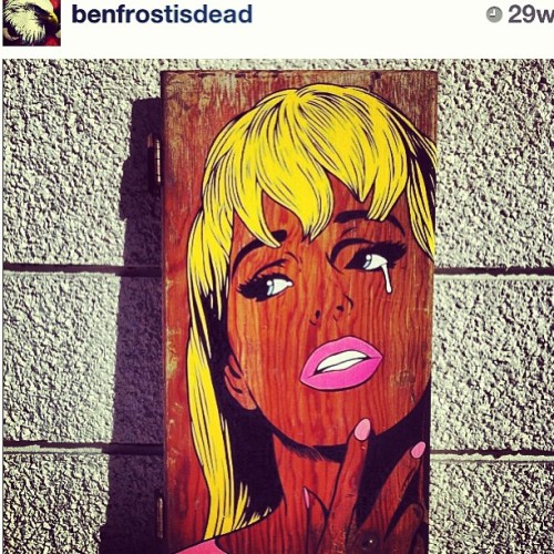 @benfrostisdead bring pop art back to life with an urban feel!! #Inspiring #Captivating #Art #PopArt #Acrylic