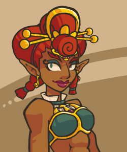 niklos-draws:Taking a break from commissions for a little while. Here’s Isha, the cute Gerudo jeweler you can meet in Breath of the Wild.
