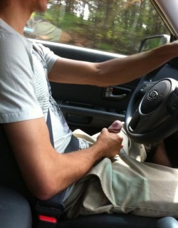 2hot2bstr8:  going for a drive and jerking
