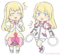 harakirii:  i finally started playing symphonia today; it’s pretty good so far! (and sad) thinking about how colette would look cute in other cameo costumes though bc rita’s outfit is so overused bleh “ANGELIC ASCENT!!” 