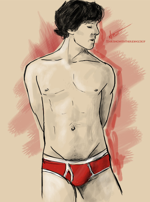 theridingcropsart:  Sometimes John likes a change… My first ever contribution to red pants Monday, sorry not sorry also don’t judge me, it’s a poopy sketch and I’m not good at these things haha Commissions 