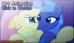 atrylplus:  mittsies:  New flash animation with Fluttershy and Futa Princess Luna! Created by Mittsies &amp; atryl!  Just a quick little side project to keep things interesting while I work on bigger stuff. This animation includes two of the most highly-r