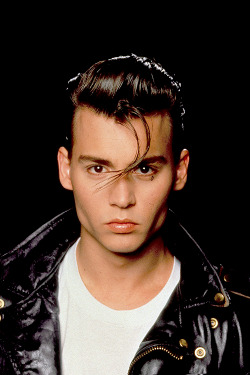 vintagegal:  Johnny Depp in publicity photos for John Waters’ Cry-Baby (1990) 