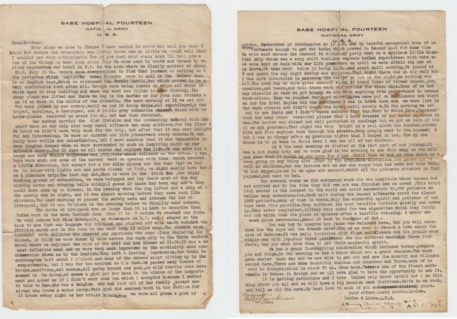 iowawomensarchives:  Today - July 28, 2014 - is the 100th anniversary of the beginning