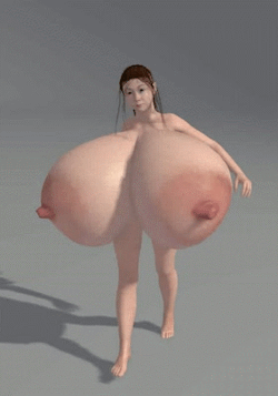 Big Breast Animation #5  Oversized boobs bounce walking animationÂ - by ManigusFrom:Â http://manigus.deviantart.com/art/Oversized-boobs-bounce-walking-animation-700x1-420781429Posted with written permission to Muse Mint from Manigus