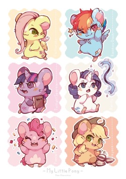 crossover-ponies-with-everything:  Hamtaro