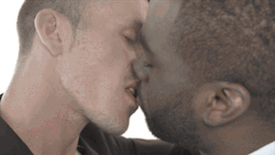 Men Kissing