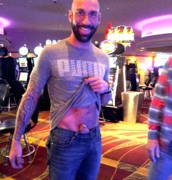 davesthickmarket:  KISS THIS FOR GOOD LUCK / DREW SEBASTIAN AT THE CASINO