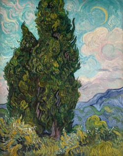 classic-art:  classic-art:  Cypresses Vincent van Gogh, 1889  Number 5 