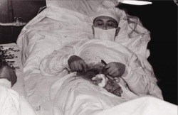 In 1961, Leonid Rogozov, 27, was the only surgeon in the Soviet Antarctic Expedition. During the expedition, he felt severe pain in the stomach and had a high fever. Rogozov examined himself and discovered that his appendix was inflamed and could burst