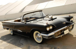 Vintagegal:  Elvira’s 1958 Thunderbird (X)  Pretty Sweet Ride