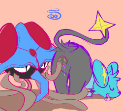 the-rarest-candies:  It’s time for Tentacle Thursday! It’s so nice to see Water Types and Electric Types getting along.Source: http://www.furaffinity.net/user/pcred566/ 