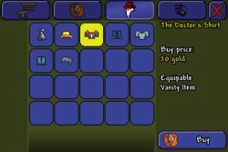 megandear:  I CAN LITERALLY BUY THE DOCTOR’S SHIRT IN TERRARIA NOW! 