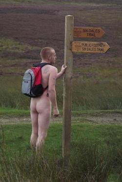 aguywithoutboxers:  February 2, 2014 Â  Hiking Nude Naked directions 
