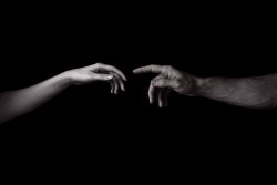 alice215685:  inkdnready: mirroredwithin:   dharuadhmacha:  “There’s power in the touch of another person’s hand. We acknowledge it in little ways, all the time. There’s a reason human beings shake hands, hold hands, slap hands, bump hands.  