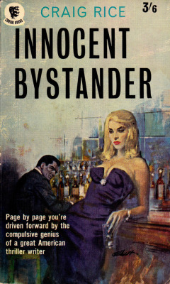 everythingsecondhand: Innocent Bystander, by Craig Rice (Consul Books, 1965). From Ebay. 