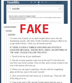 trashthot:  please stop reblogging the post pictured above! it is fake! spreading this misinformation is extremely harmful, even life-threatening! ok i don’t know who the fuck thought creating the post pictured above was a good idea but it is FAKE.