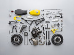 thingsorganizedneatly:  scramblerducati:  Here’s an Icon like you’ve never seen before Next Monday the production of the new Ducati Scrambler will start Shot by Beppe Brancato  Ducati