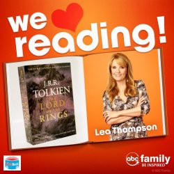 switchedatbirth-onabcfamily:  We LOVE reading! Switched star Lea Thompson had this to say about her fave book THE LORD OF THE RINGS by J.R.R. Tolkien: “It really opened up my imagination when I was a little girl and still does.” Learn ways you can
