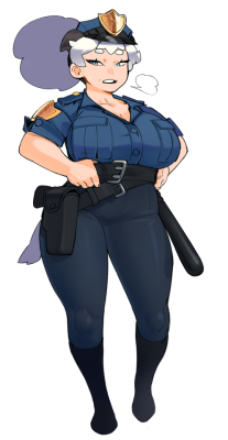 talezshittyblog:a real copidk if its the uniform or I exaggerated on the thickness, my bad