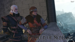 sappycakes:  Geralt and Cerys enjoy celebrate the comming of a new ruler. Full image set found here:Â  http://imgur.com/a/pzs7U Bumped into tumblrâ€™s image limit hense the link elsewhere. First set of The Witcher, actually the first set that isnâ€™t