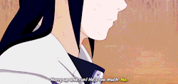 naruhina4e:  :3 what did you say about hinata being a softie?