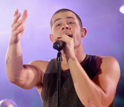 jobrosnews:  Nick Jonas performs onstage during The iHeartRadio Summer Pool Party at Caesars Palace on May 30, 2015 in Las Vegas, Nevada.