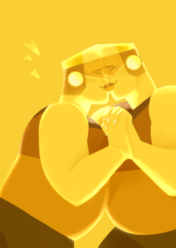 weirdlyprecious:  💛 Huevember - day 2 💛   I don’t know what Topaz would do if she didn’t have Topaz can you spot the hidden topaz fusion? 