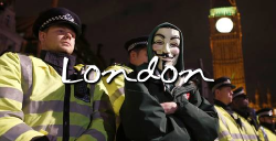 mrjackofhearts:  nerdsandgamersftw:  scribeofletters:  marvellous-hunting-hootowl:  &ldquo;Armies cannot stop an idea whose time has come.&rdquo; A photoset of recent protests, some of which are still in progress.  1) London, England - Million Mask March,