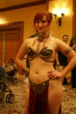 cosplay-and-costumes:  Red Head Slave Leia - Beautiful Please join me on Reddit: http://www.reddit.com/r/cosplayandcostumes/ 