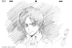 fuku-shuu:  SnK Dedication Post: Asano Kyoji’s Exhibition-Exclusive SnK Character Bookmarks SnK Chief Animation Director/Character Designer Asano Kyoji has been releasing annual exclusive character sketches in bookmark form ever since his personal