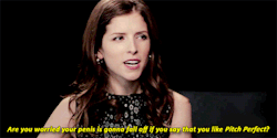 annakendrickvevo: “It’s so funny to me that guys on Twitter will be like, ‘Hey, listen man, like, I mean I’m a guy, but I’m just saying, I think Pitch Perfect is great.’”