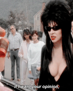 vintagegal: Elvira: Mistress of the Dark (1988)  &lt;3 &lt;3 &lt;3