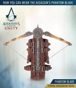 wq0326:  OK, Lads! The weapon that Arnaud will wield in Assassin’s Creed: Unity is neither a Hidden Crossbow nor Hidden Blades. It is officially called “Phantom Blade”: a combination of both weapons. Source: AccessTheAnimus 