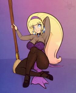 scdk-sfw: Witchtober - Pacifica  No, I am not putting a hat on that amazing mane. 