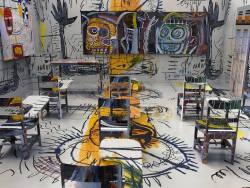 palacemagazine:Basquiat. Class Room inspiration. 